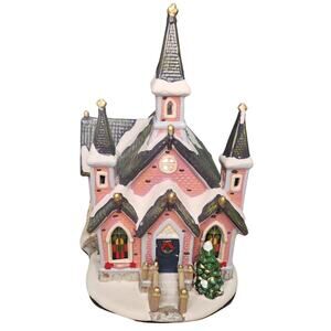 2015 Carole Towne Caldwell Church Victorian Village Light Up Nativity #0672910